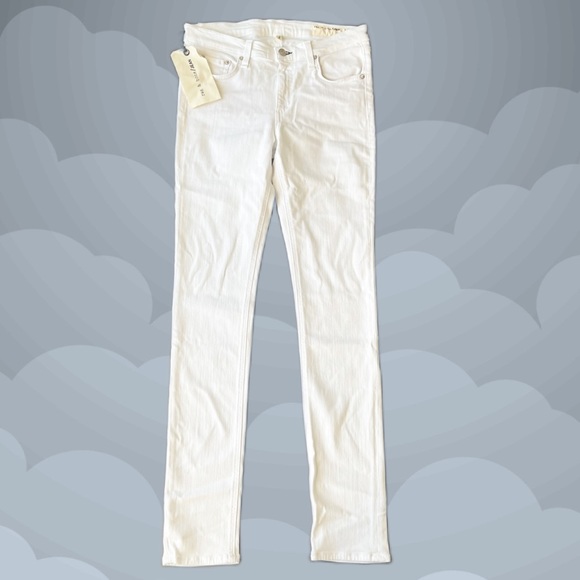 Rag & Bone - Skinny Jeans in Bright White - Picture 2 of 11